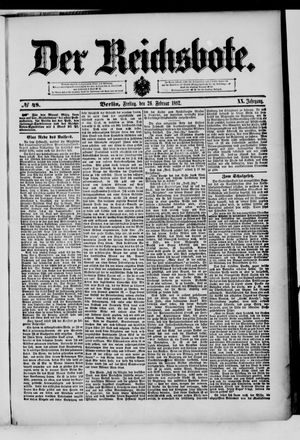 Der Reichsbote on Feb 26, 1892