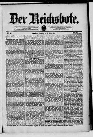 Der Reichsbote on Mar 1, 1892