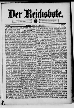 Der Reichsbote on Mar 4, 1892