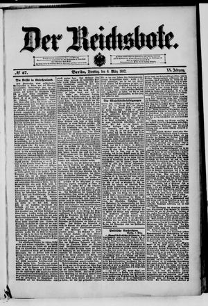 Der Reichsbote on Mar 8, 1892