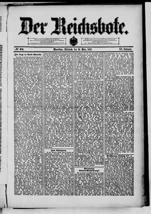 Der Reichsbote on Mar 16, 1892