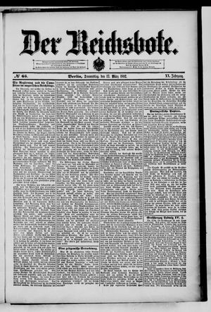 Der Reichsbote vom 17.03.1892