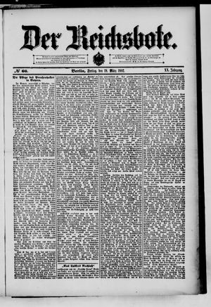 Der Reichsbote on Mar 18, 1892