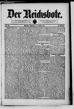 Der Reichsbote on Mar 19, 1892
