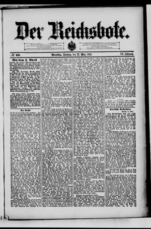 Der Reichsbote vom 22.03.1892
