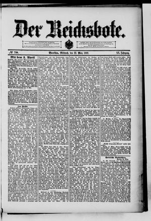 Der Reichsbote on Mar 23, 1892