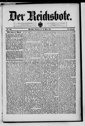 Der Reichsbote on Mar 30, 1892