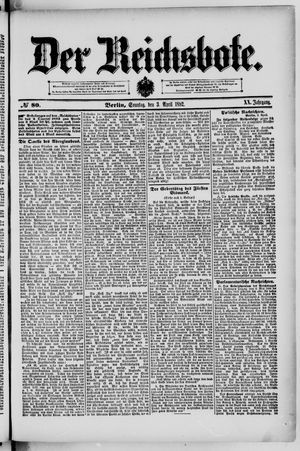 Der Reichsbote vom 03.04.1892