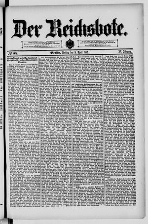 Der Reichsbote vom 08.04.1892