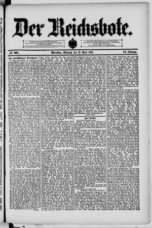 Der Reichsbote on Apr 13, 1892