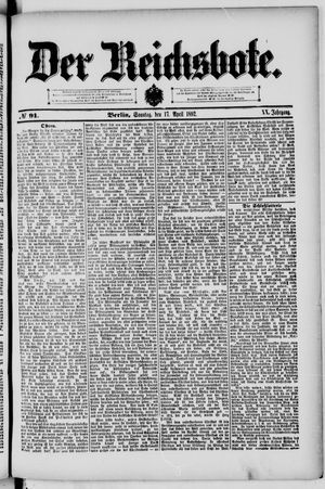 Der Reichsbote vom 17.04.1892