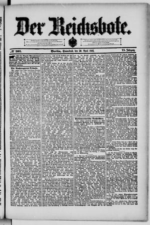 Der Reichsbote vom 30.04.1892