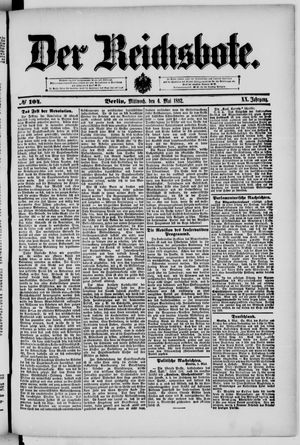 Der Reichsbote vom 04.05.1892