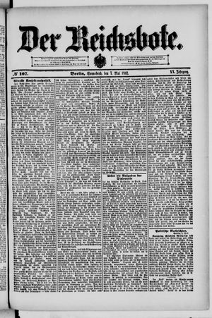 Der Reichsbote vom 07.05.1892