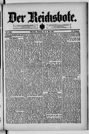 Der Reichsbote vom 11.05.1892