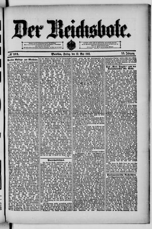Der Reichsbote on May 13, 1892