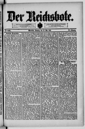 Der Reichsbote vom 15.05.1892