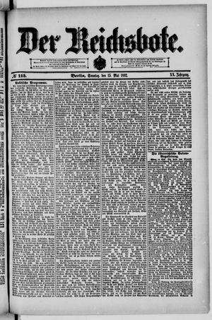 Der Reichsbote vom 15.05.1892