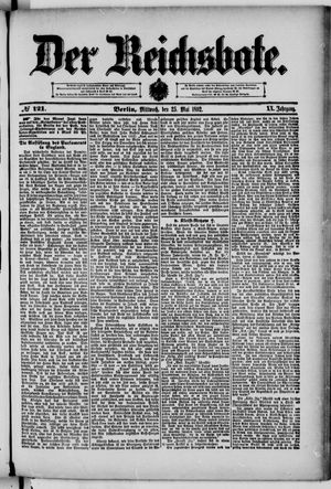 Der Reichsbote on May 25, 1892