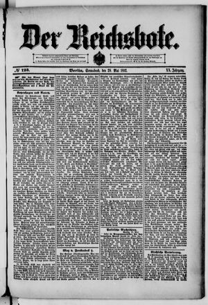 Der Reichsbote on May 28, 1892