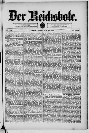 Der Reichsbote on Jun 1, 1892