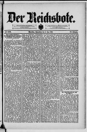 Der Reichsbote vom 04.06.1892