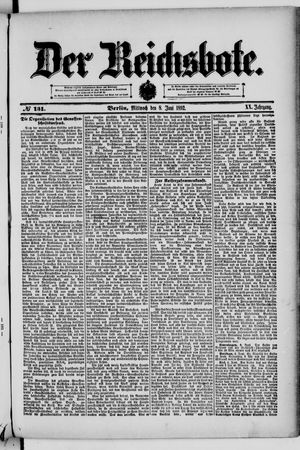 Der Reichsbote on Jun 8, 1892