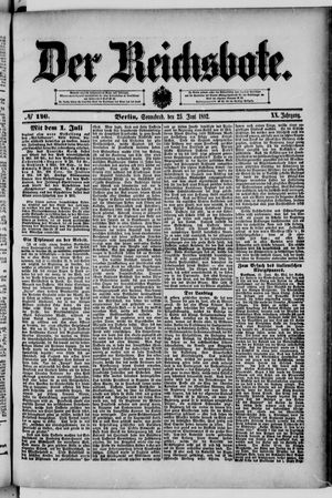 Der Reichsbote vom 25.06.1892