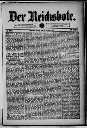 Der Reichsbote vom 30.12.1892