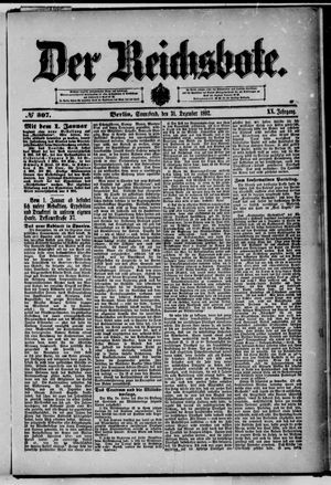 Der Reichsbote vom 31.12.1892
