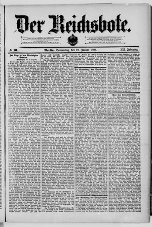Der Reichsbote on Jan 19, 1893