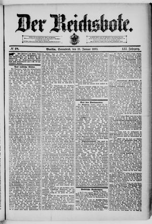 Der Reichsbote vom 21.01.1893