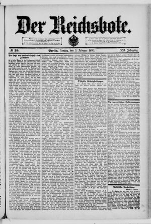 Der Reichsbote on Feb 3, 1893