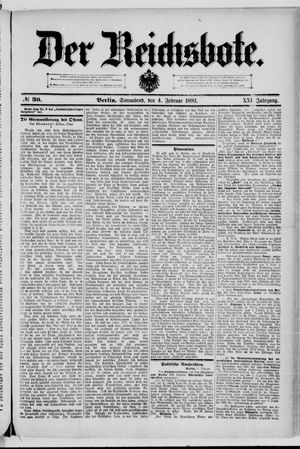 Der Reichsbote on Feb 4, 1893