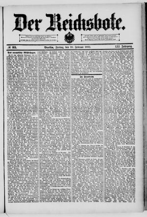 Der Reichsbote vom 10.02.1893