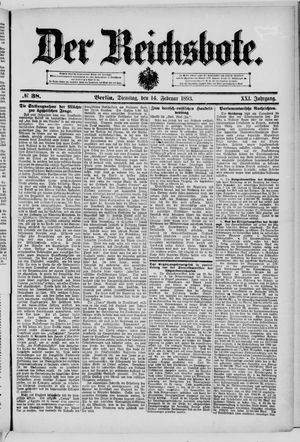 Der Reichsbote vom 14.02.1893