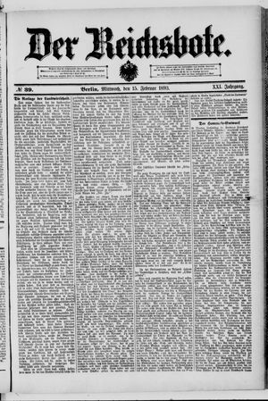 Der Reichsbote vom 15.02.1893