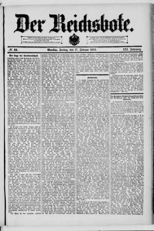 Der Reichsbote on Feb 17, 1893