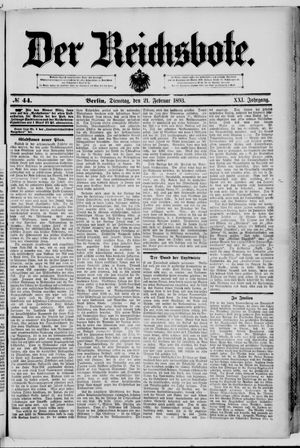 Der Reichsbote vom 21.02.1893
