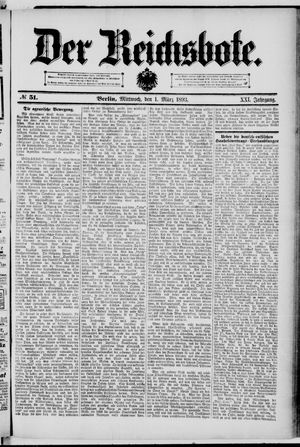 Der Reichsbote vom 01.03.1893