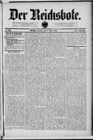 Der Reichsbote on Mar 3, 1893