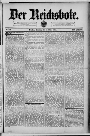 Der Reichsbote vom 07.03.1893