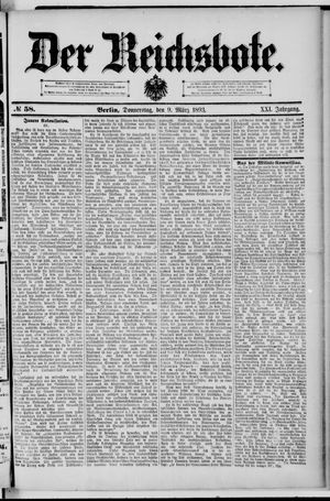 Der Reichsbote vom 09.03.1893