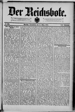 Der Reichsbote on Mar 11, 1893