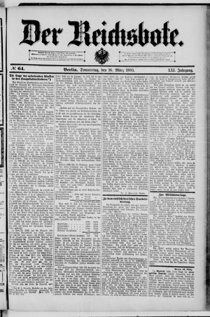 Der Reichsbote vom 16.03.1893