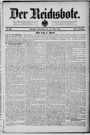 Der Reichsbote vom 30.03.1893