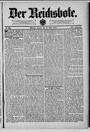 Der Reichsbote vom 28.04.1893