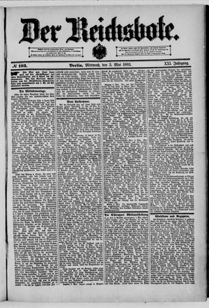 Der Reichsbote vom 03.05.1893