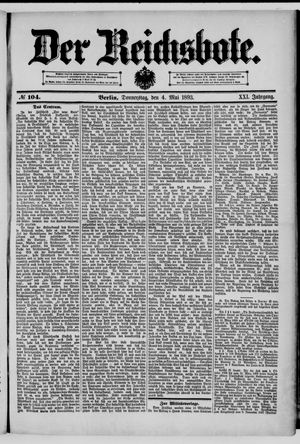 Der Reichsbote vom 04.05.1893
