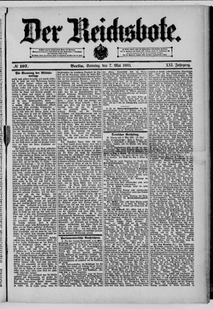 Der Reichsbote on May 7, 1893